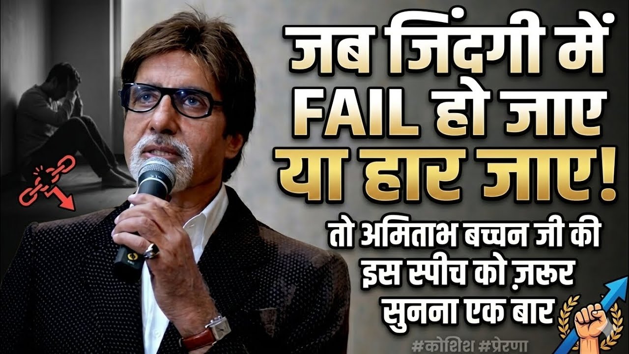 Amitabh Bachchan best motivational speech #amithabhbachchan #motivation #amitabh #motivationalvideo