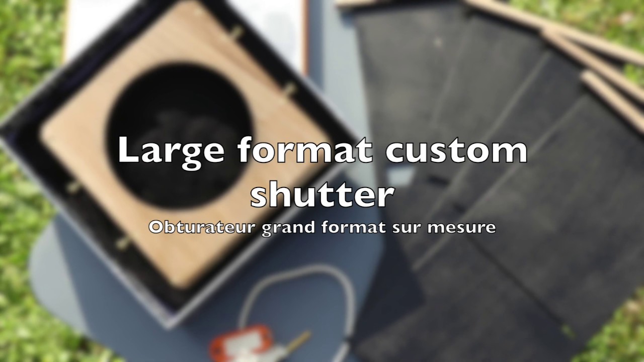 Large format photographic shutter