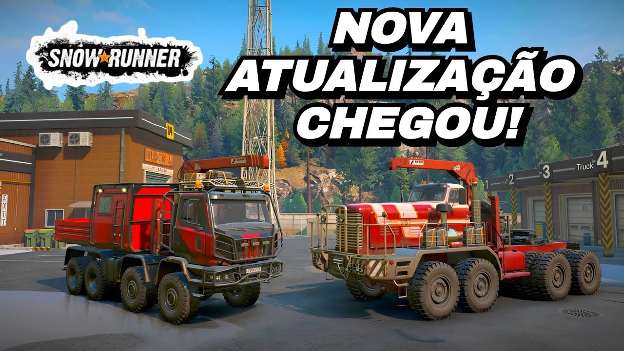 SNOWRUNNER: TUDO QUE MUDOU NESSA NOVA ATUALIZAÇÃO! (Dragon Wagons Dual Pack)