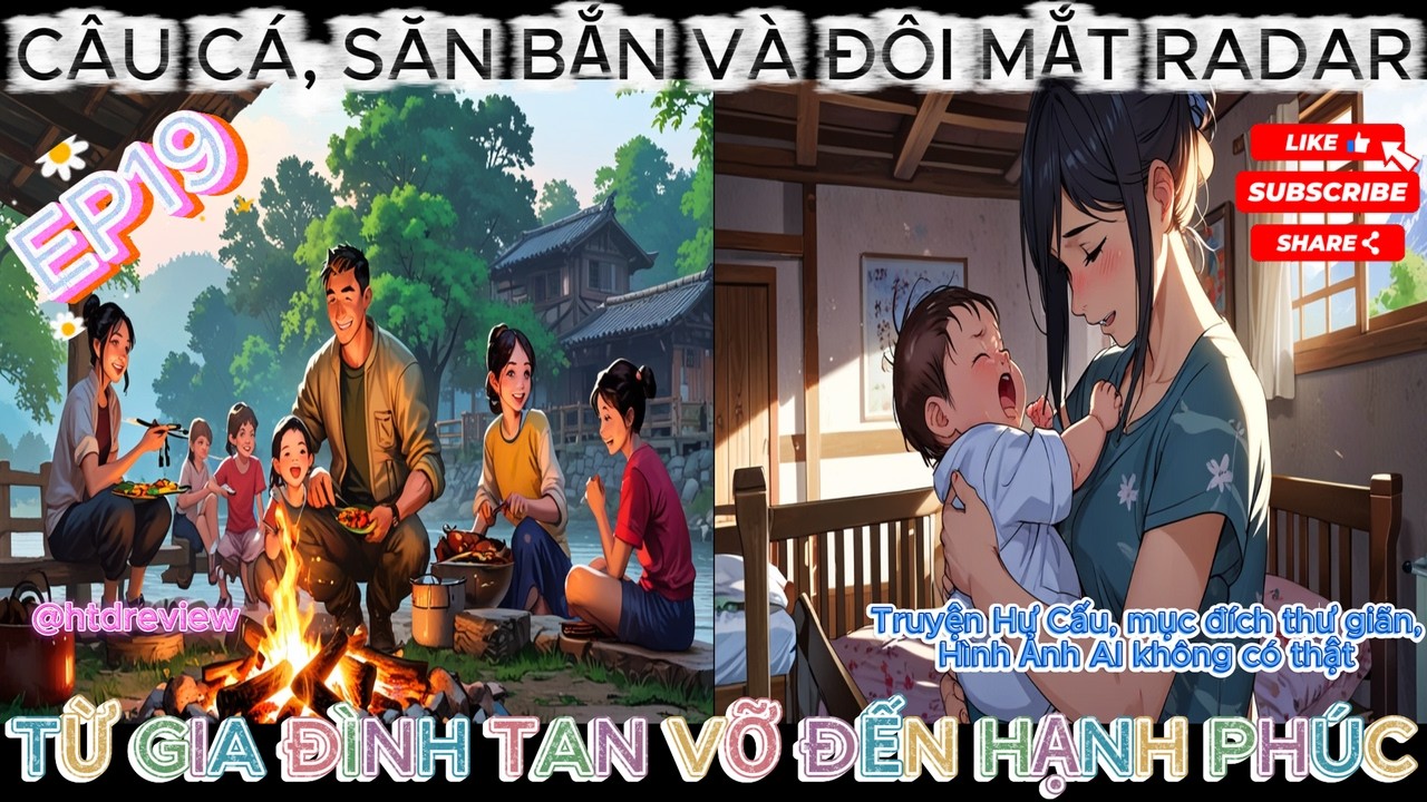 FUll P19 | CÂU CÁ, SĂN BẮN VÀ ĐÔI MẮT RADAR-TỪ GIA ĐÌNH TAN VỠ ĐẾN HẠNH PHÚC