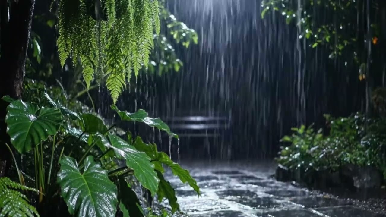 Fall Asleep in 5 Minutes ⛈️ | Heavy Rain on a Cozy Forest Cabin