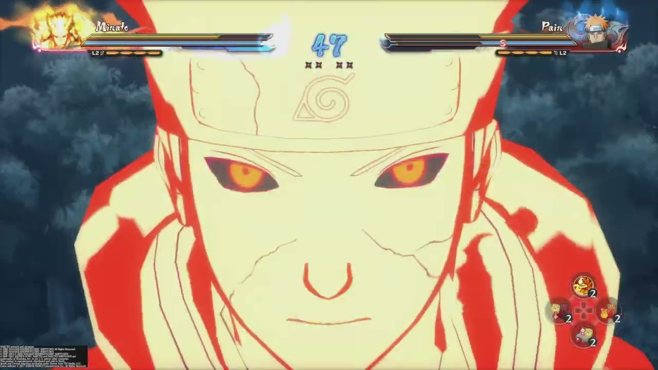 Naruto Shippuden Ninja Storm 4 : Minato-Reanimated vs Pain (CPU vs CPU)