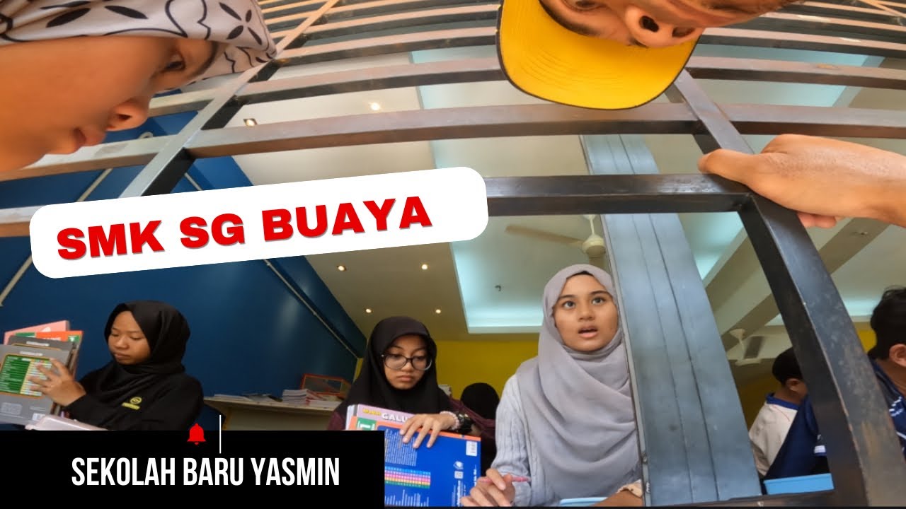 Sekolah baru yasmin…jom ikut yasmin beli buku 😁