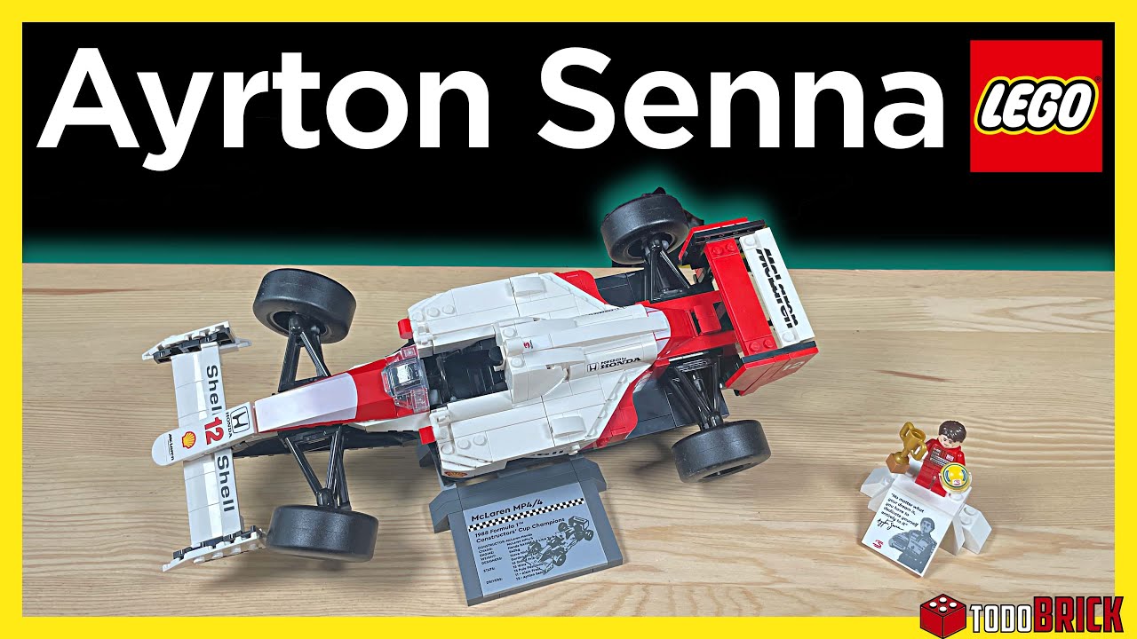 REVIEW McLaren de Ayrton Senna de LEGO | set 10330 LEGO ICONS Formula 1 Mclaren MP4/4