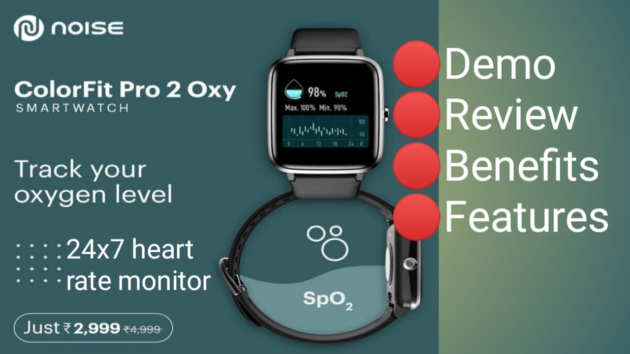 Noise ColorFit  smart watch Demo || looks like Apple Watch)||14 +Sports mode ||Demo and Review