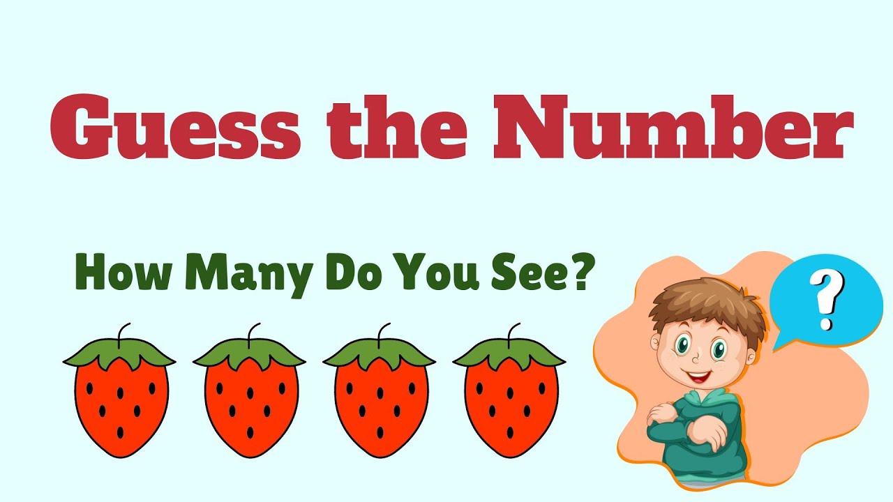 Counting Quiz Game for Kids | Guess the Number | Quiz Time | Learn Numbers with Images
