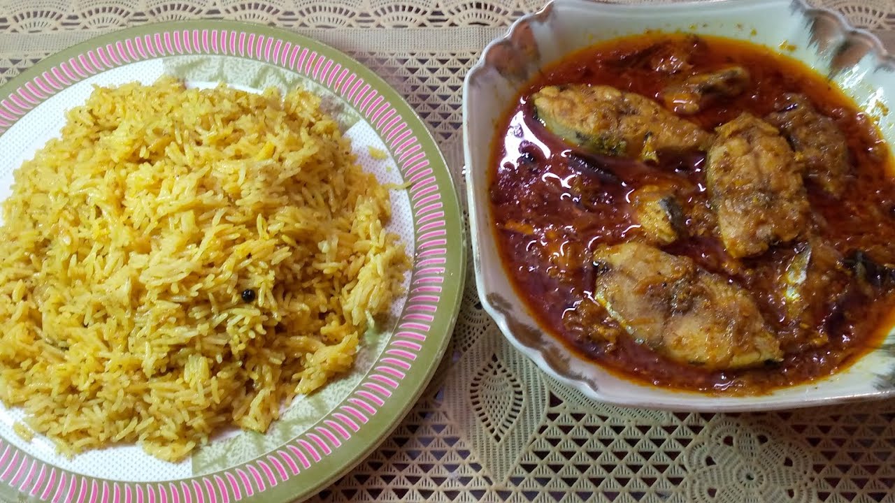 Memoni Dish Mahi Pulao Special Recipe.
