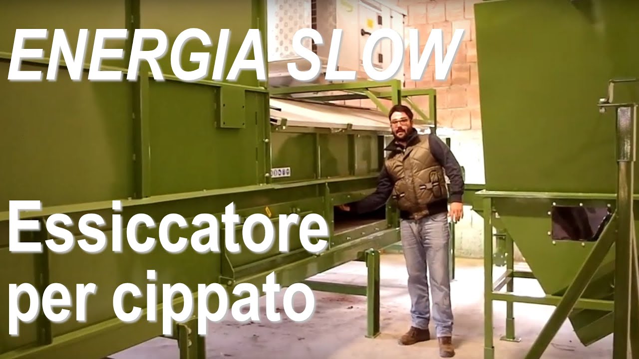 Essiccatore per cippati - ENERGIA SLOW