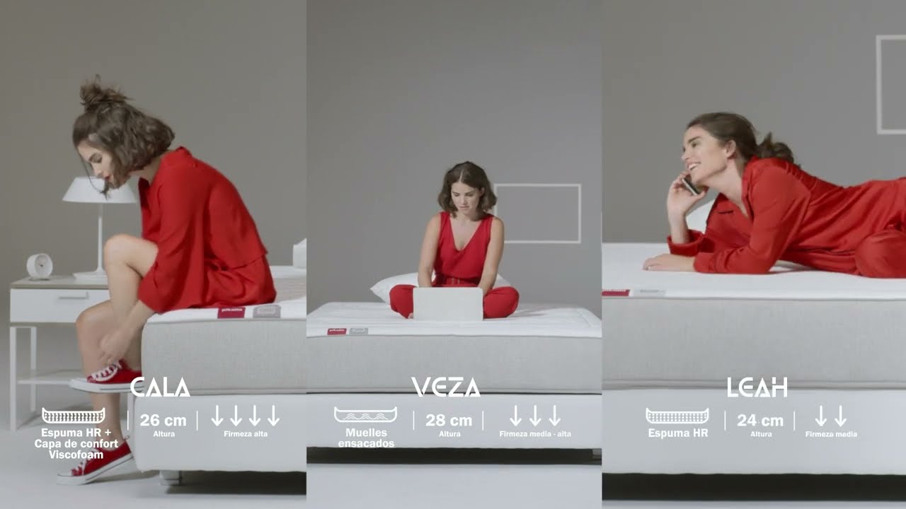 Colchones enrollados Pikolin: Cala, Veza, Leah y Leah Compact