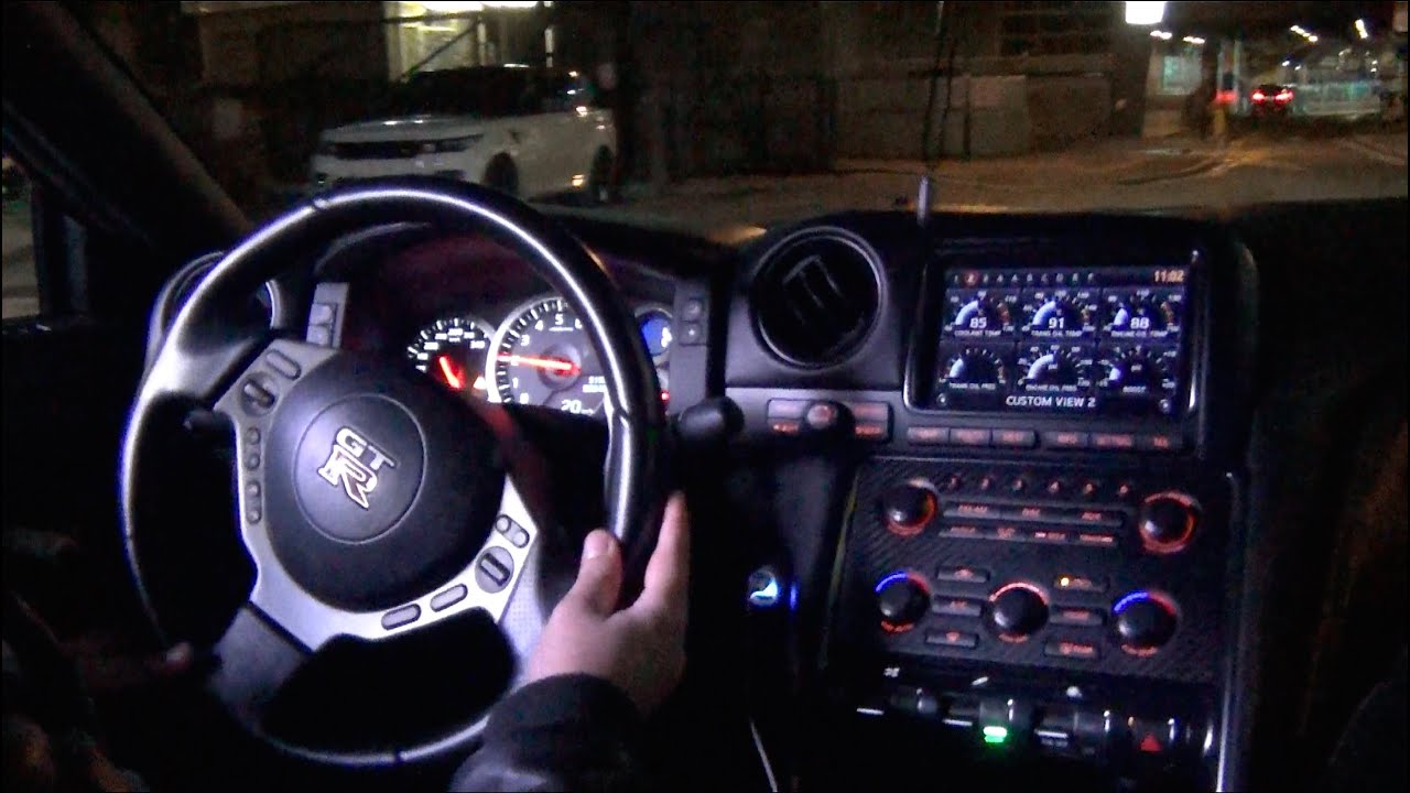 HKS Nissan GT-R Ride - Brutal Accelerations, Tunnel Blast and Sound