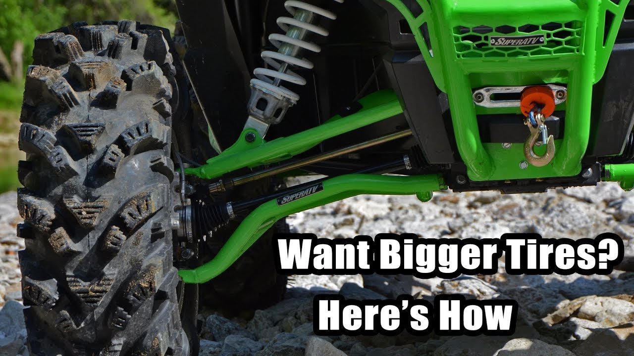 Secrets to Running Bigger Tires on Your UTV or ATV for Less $ | SuperATV- Forward A-Arms - Lift Kits