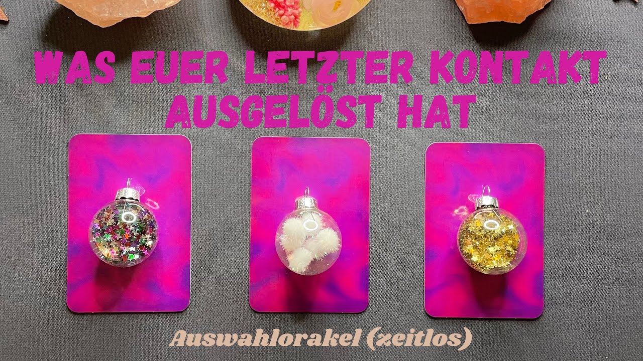 Die Nachwehen eurer letzten Begegnung ❤️Auswahlorakel ❤️ (zeitlos)