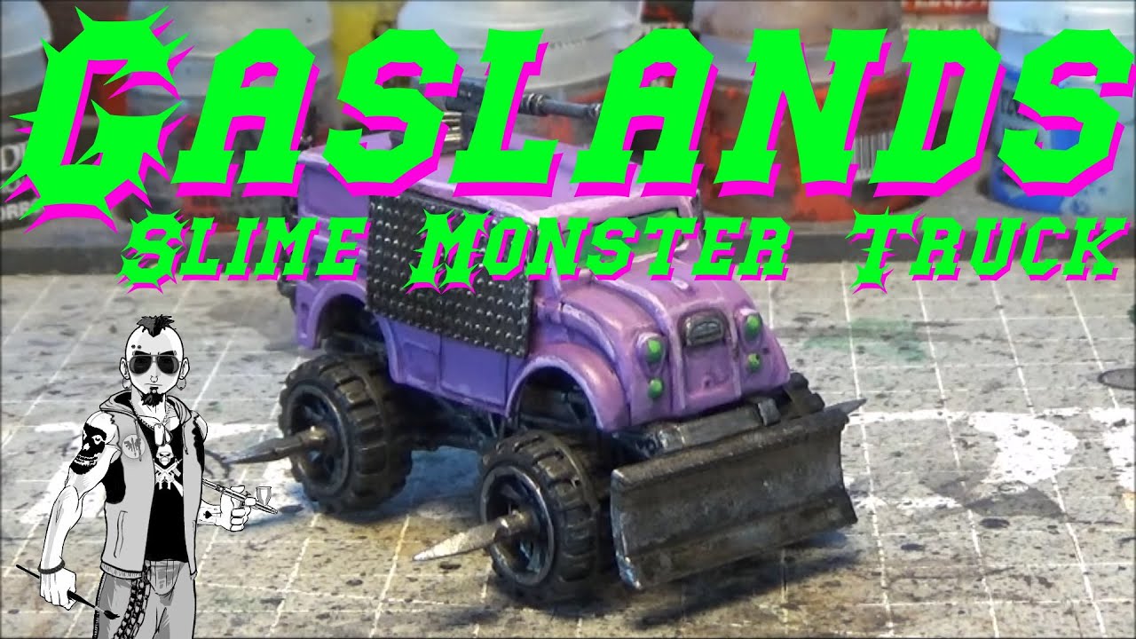 Gaslands: Painting a SLIME Monster Truck