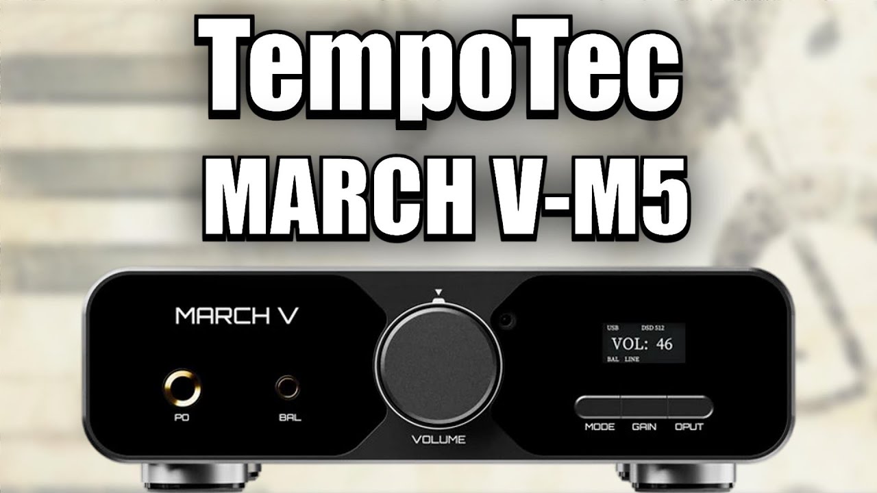 TempoTec MARCH V-M5  - Лучший ЦАП усилитель за 200$ ?! НОВИНКА от TempoTec!