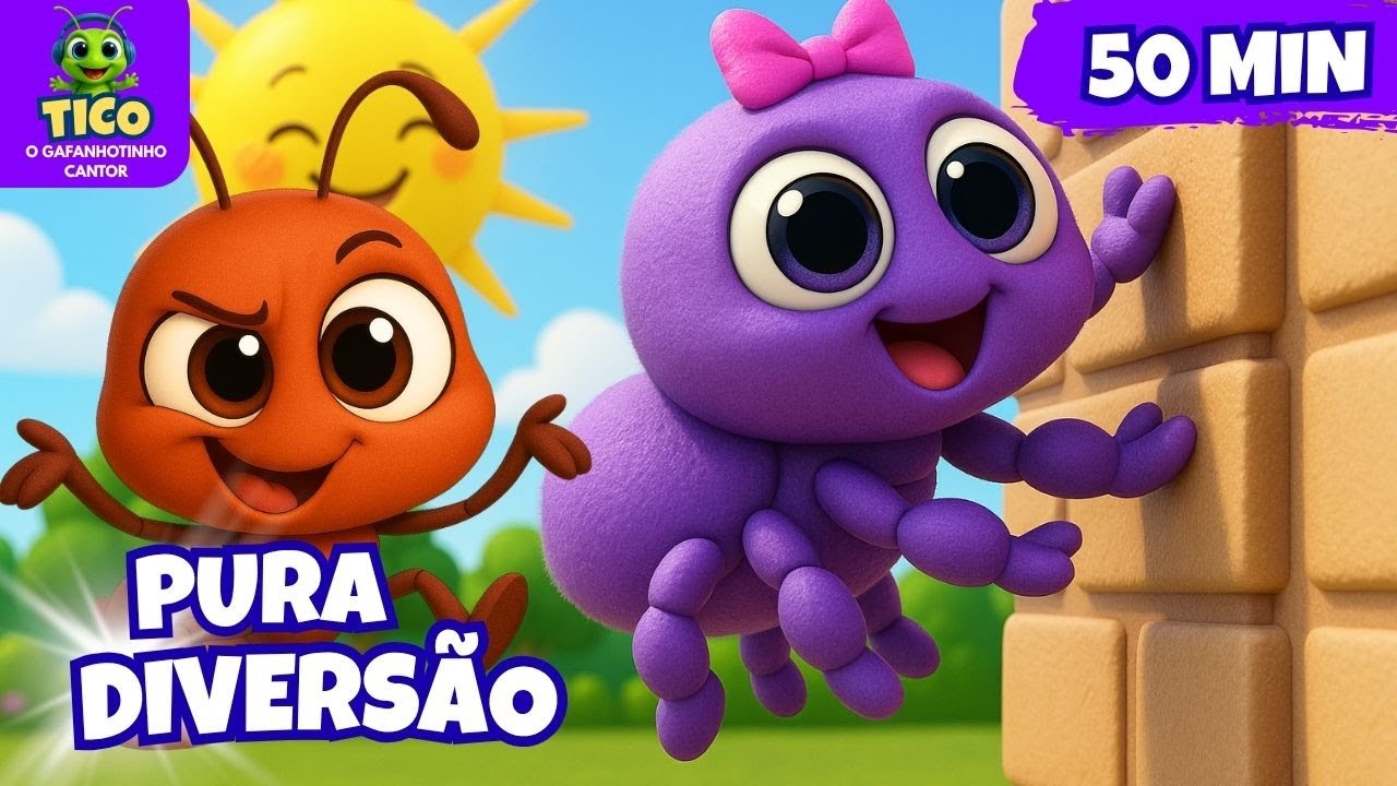 ⏰✨ 50 Minutos de Música Infantil | Tico e Sua Turma Cantam e Dançam 🎶🐤🦋🐸