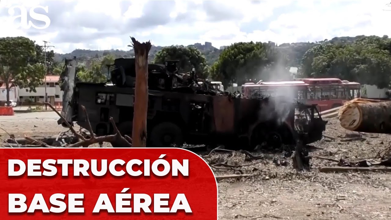 DESTRUCCIÓN y SOLEDAD: así quedó una de las BASES VENEZOLANAS tras el ATAQUE DE EEUU