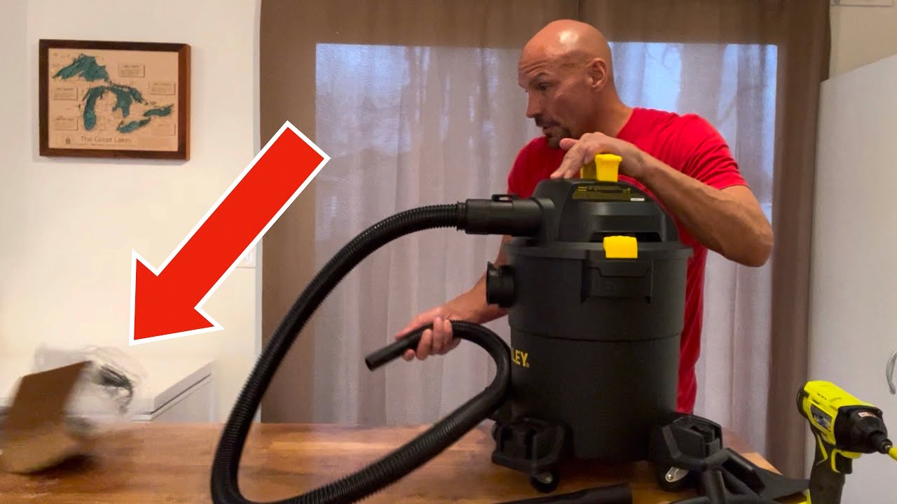 Stanley Wet/Dry Vacuum 6 Gallon - INSTALL and DEMO