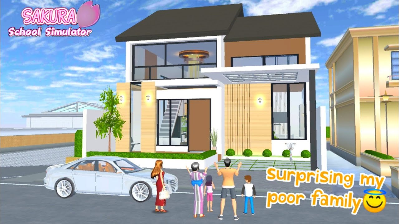 HOUSE AND CAR SURPRISE FOR MY FAMILY😇 ‖ SAKURA SCHOOL SIMULATOR DRAMA ‖ SHORTFILM