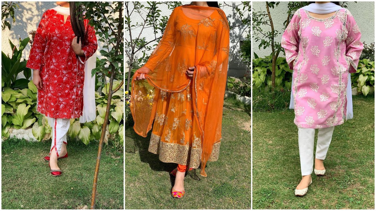 Latest designer summer dress designs || kashmiri designer summer dresses by the closet cloud by anam