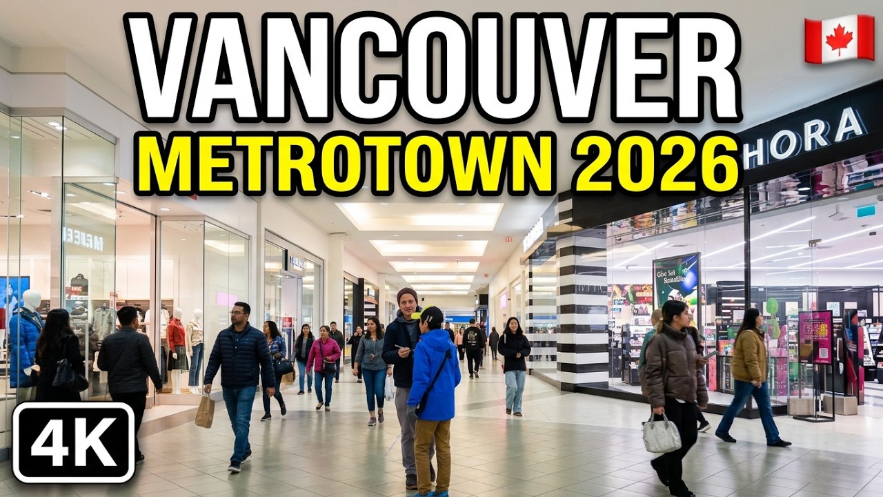 🇨🇦 [4K] 🛍 Metrotown Mall | A Sensory Journey Through Its Iconic Food Courts | Burnaby BC, Canada