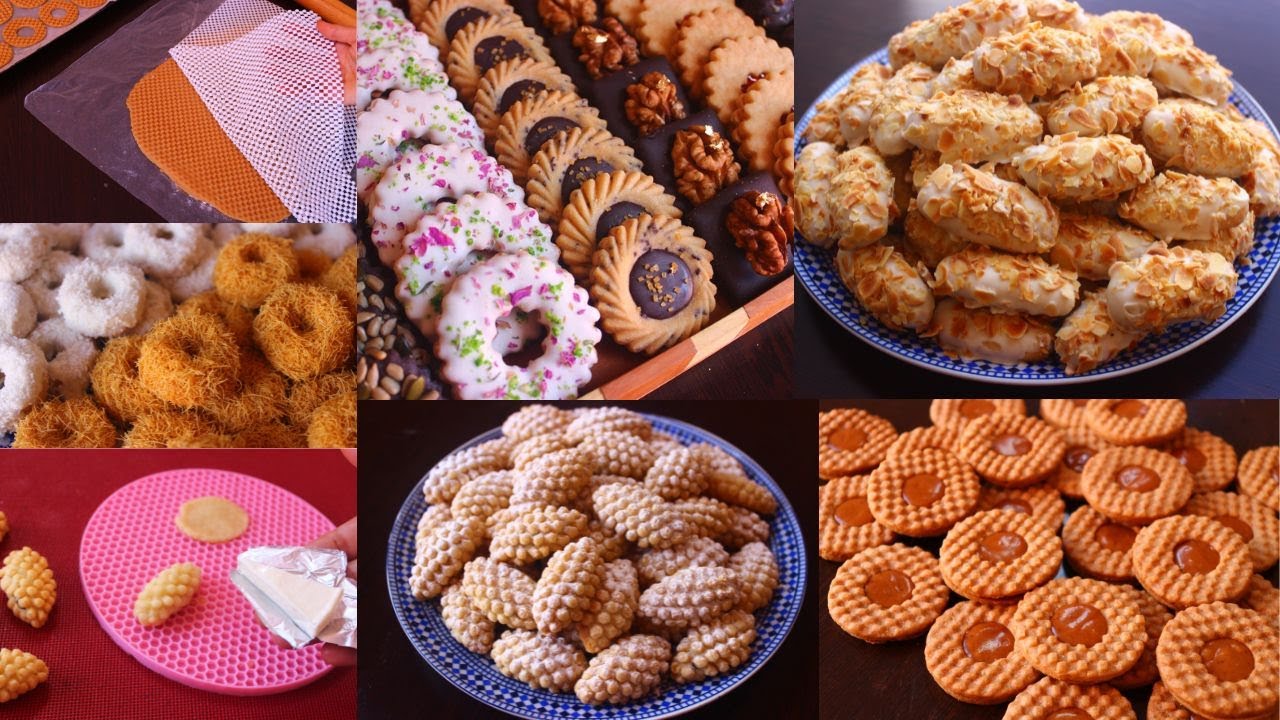 حلويات العيد 3أنواع من حلوة الفرماج بلا بيض ولازيت ولاخمارة و2 أشكال صابلي بالخلاط وبالحكاكة خطيرين