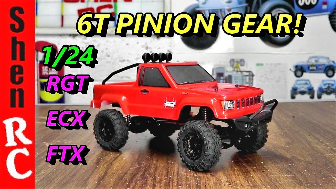 RGT ADVENTURER ECX BARRAGE FTX OUTBACK 6T PINION GEAR MOD