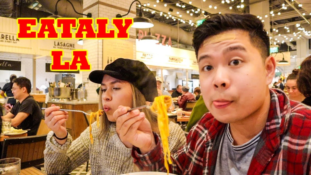 EATALY LA Italian FOOD TOUR!