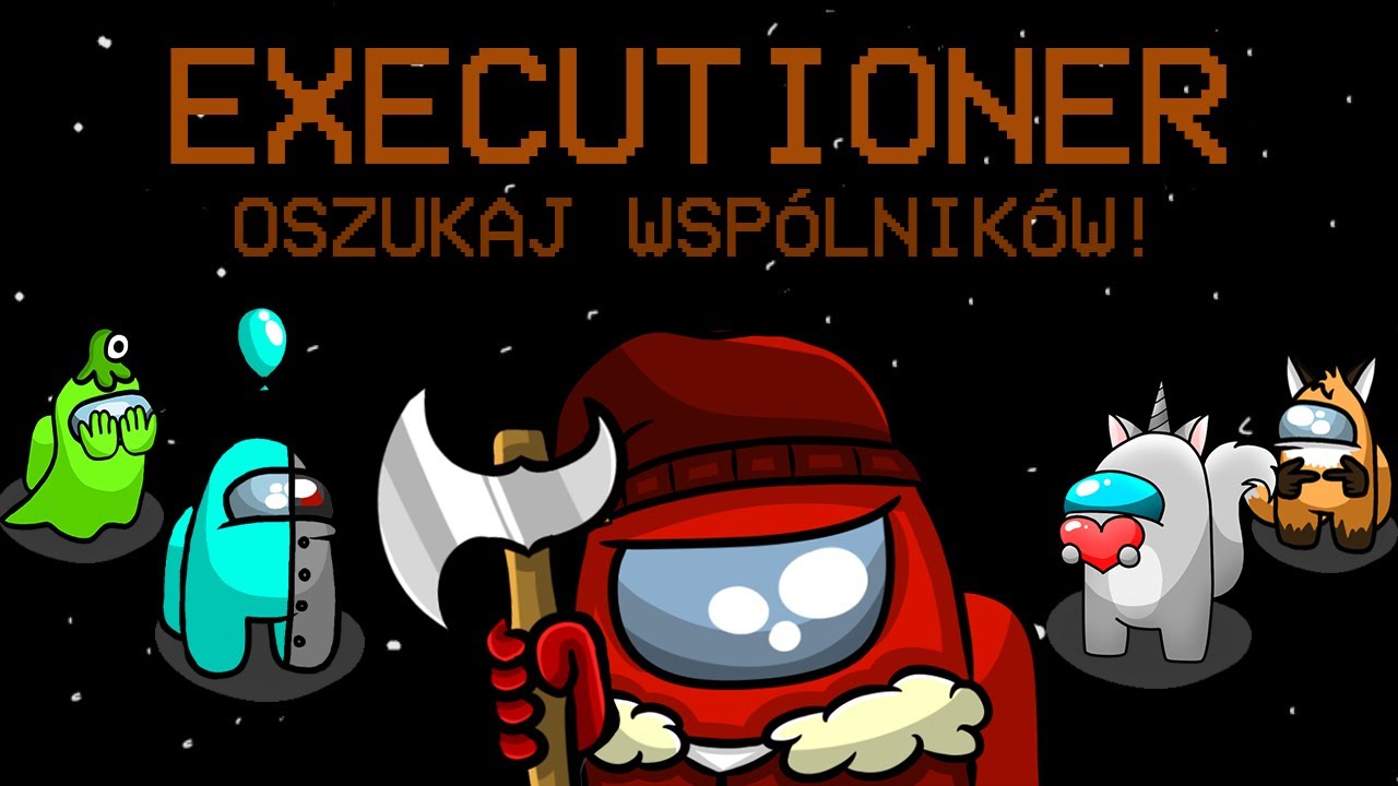 Typowy Spoceniec w Among us (EXECUTIONER, JESTER)