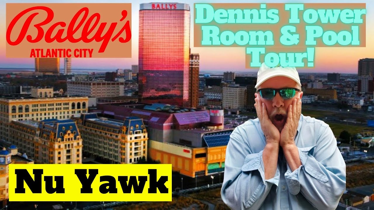 🟡 Atlantic City Bally's Hotel & Casino Dennis Tower Room & Pool Tour! Worst Rooms In Atlantic City?