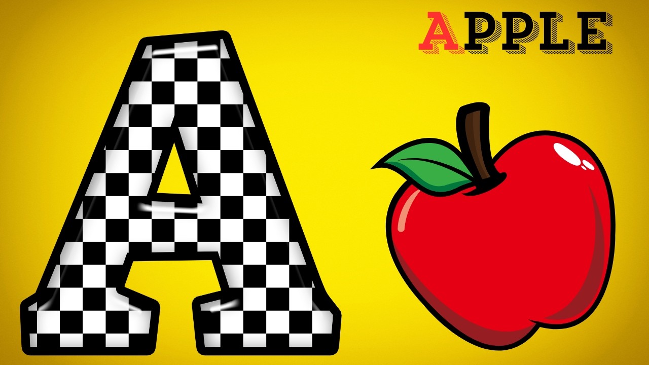 A is for Apple 🍎 | ABC Phonics Cartoon Song for Kids | Learn Alphabet with Fun | ABCD