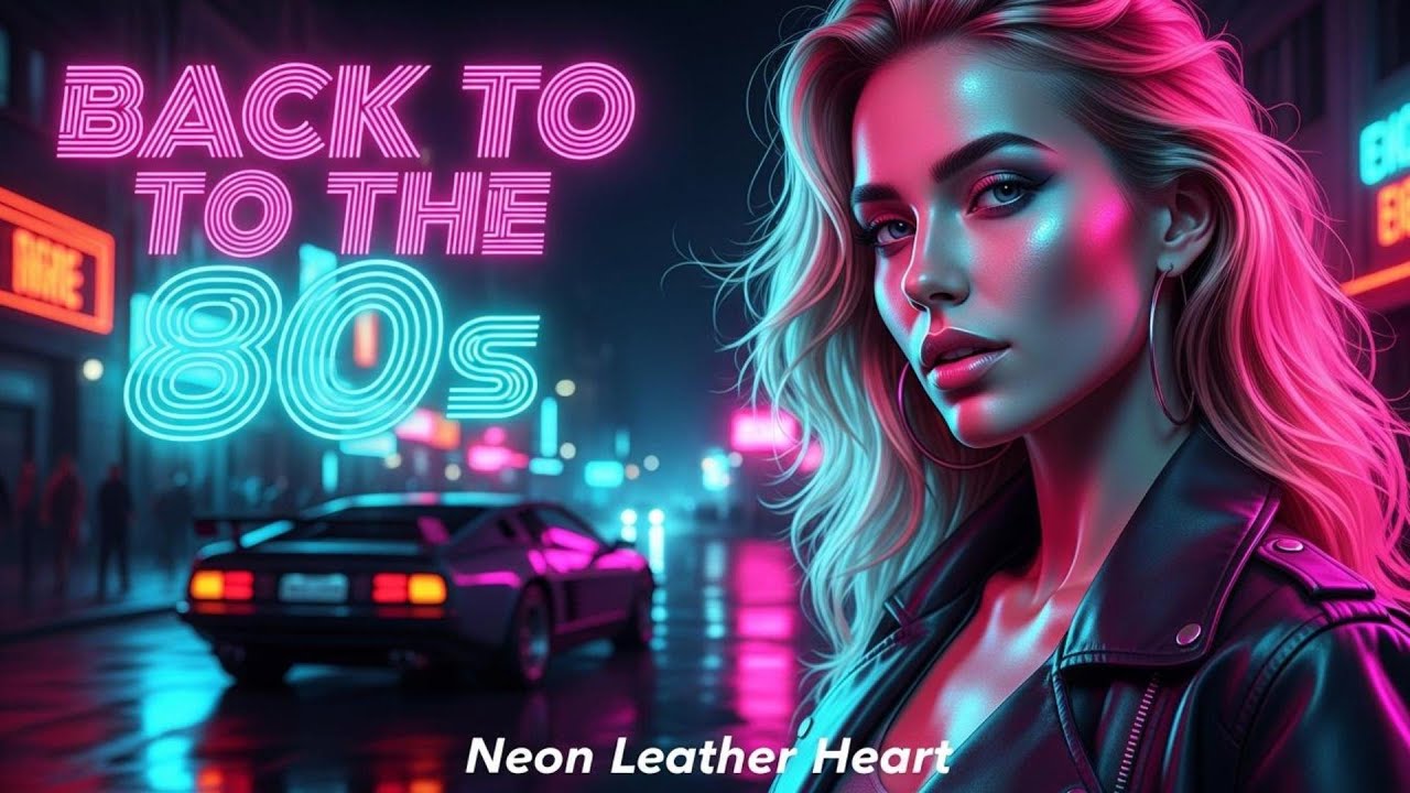 Neon Leather Heart 💔 | Dark 80s Eurodisco & Synthpop Nightdrive
