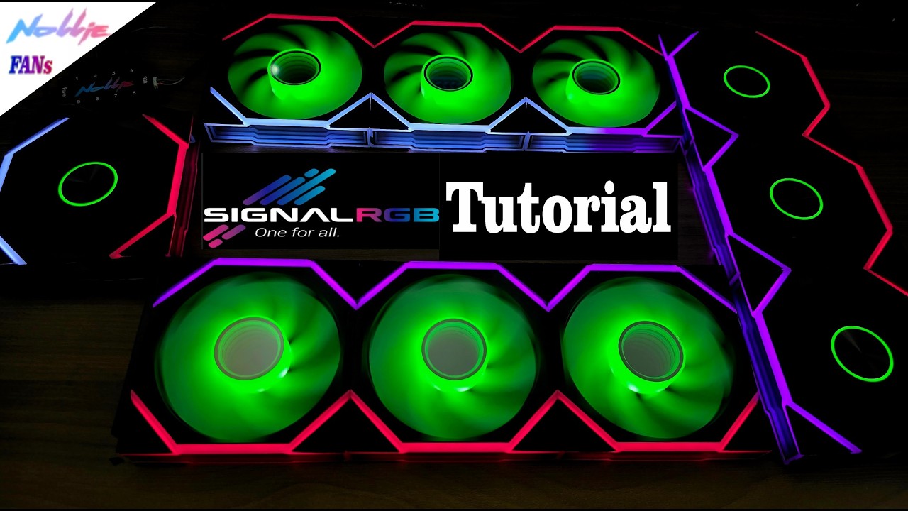 Tutorial Avançado Layout SignalRGB + NOLLIE + Fan ARGB NOLLIE, efeitos personalizados