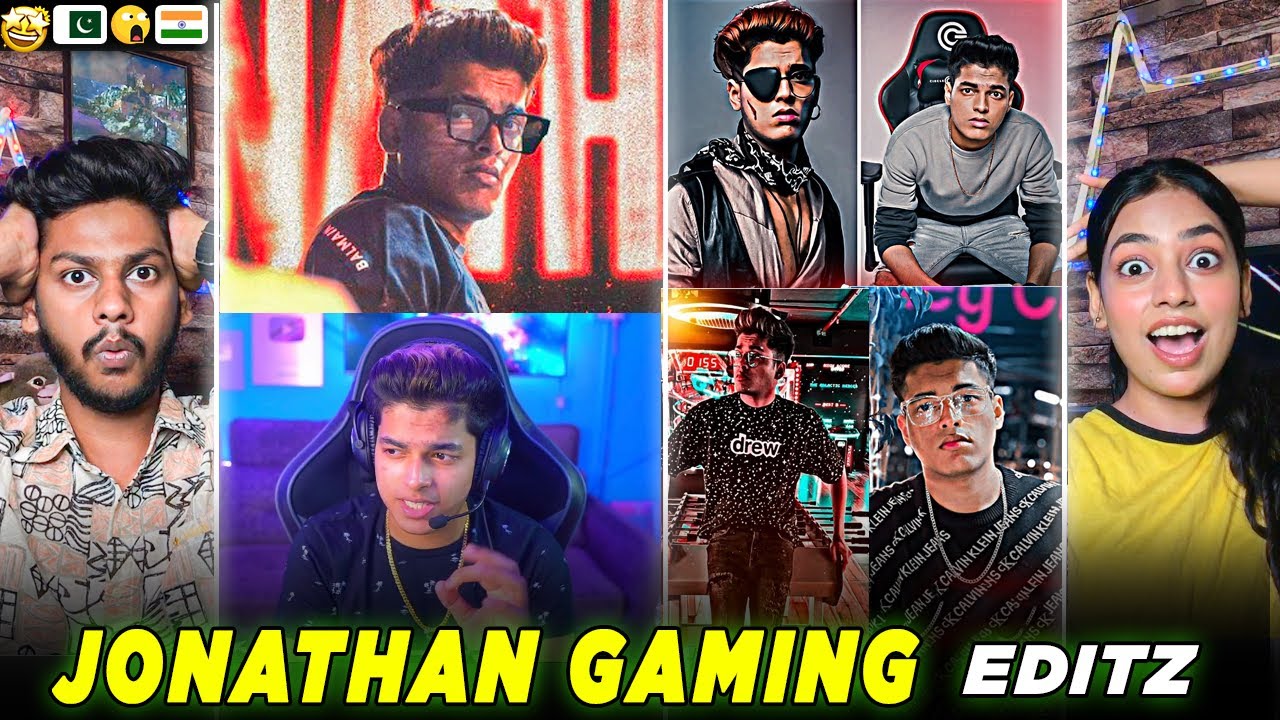Pakistani React on JONATHAN GAMING Attitude Edits 😈 | Angry Moments🔥