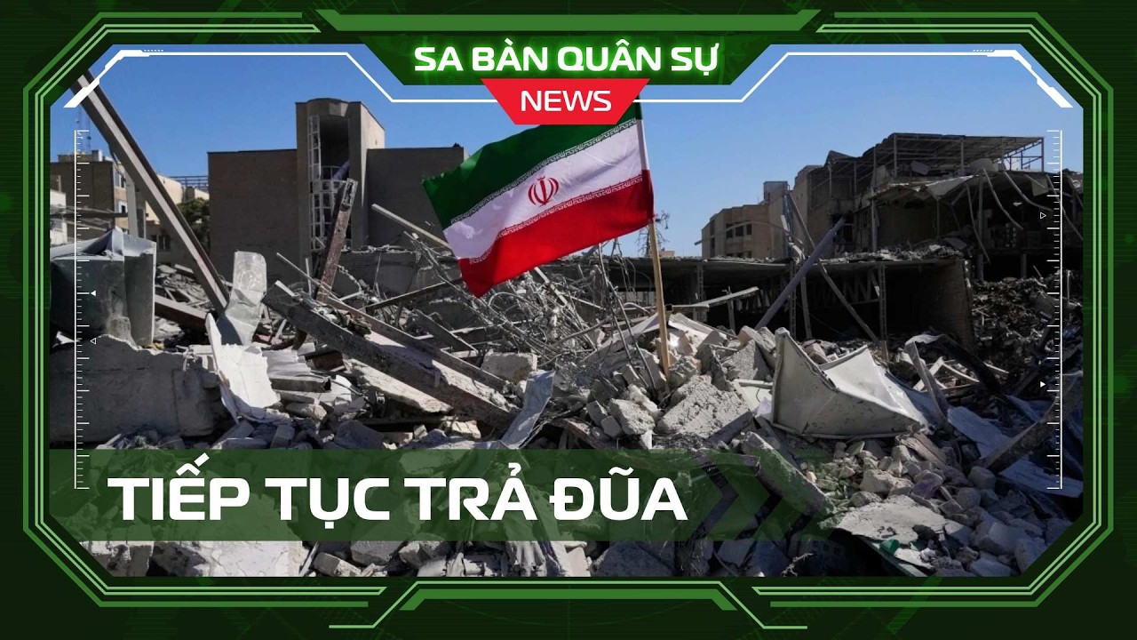 📺SBQS | Iran tiếp tục trả đũa Mỹ và Israel, xung đột lan rộng khắp Trung Đông