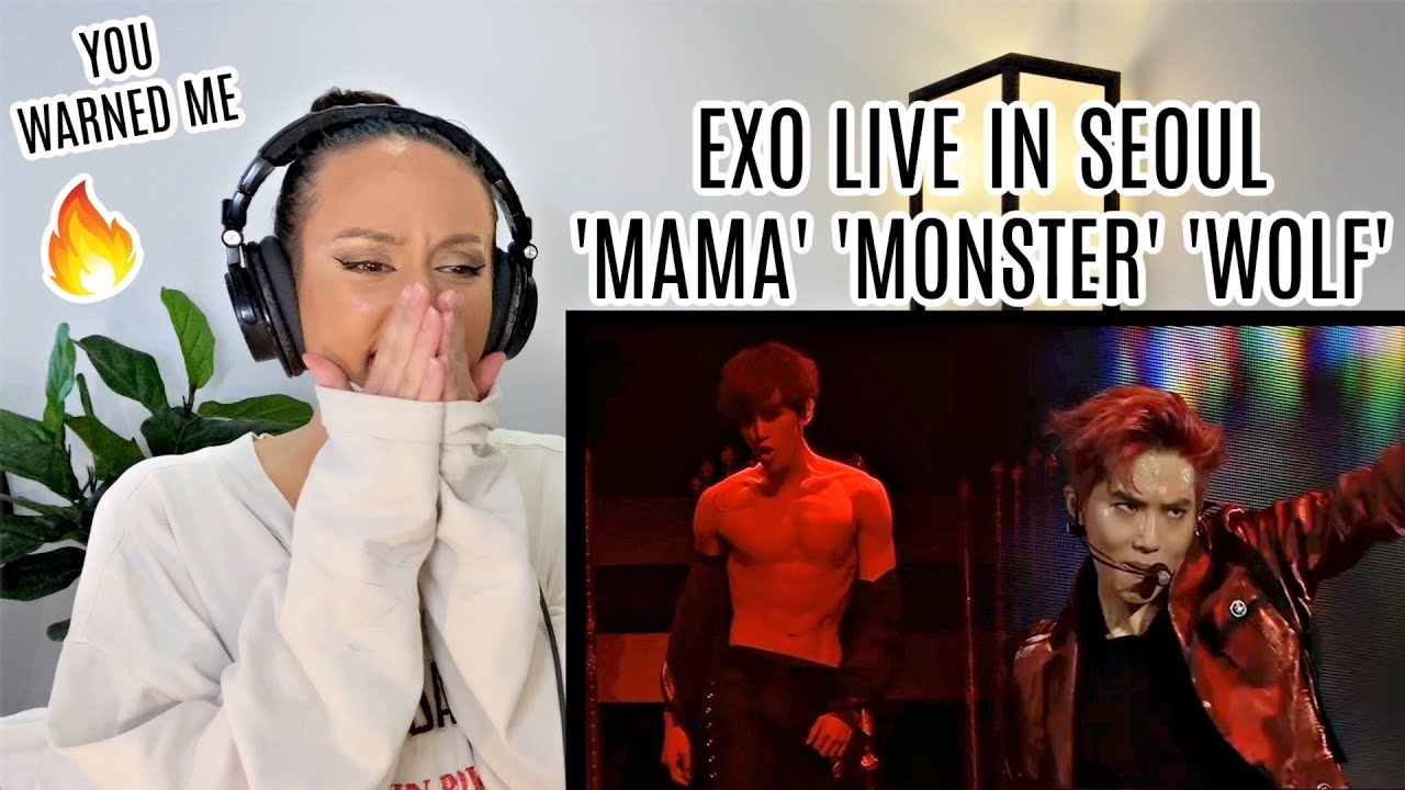 EXO PLANET #3 The EXO'rDIUM in Seoul MAMA + Monster + 늑대와 미녀(Wolf) REACTION