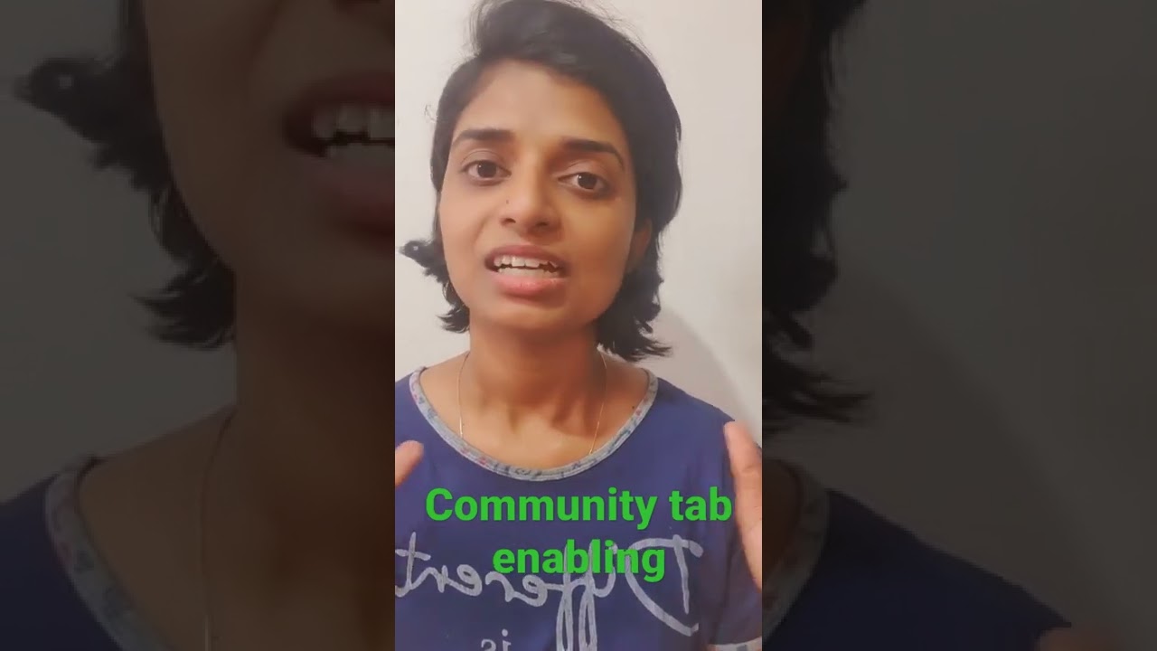 Enabling Community Tab  #communitytabenable #communitytabupdate #communitytabenablingtip #malayalam