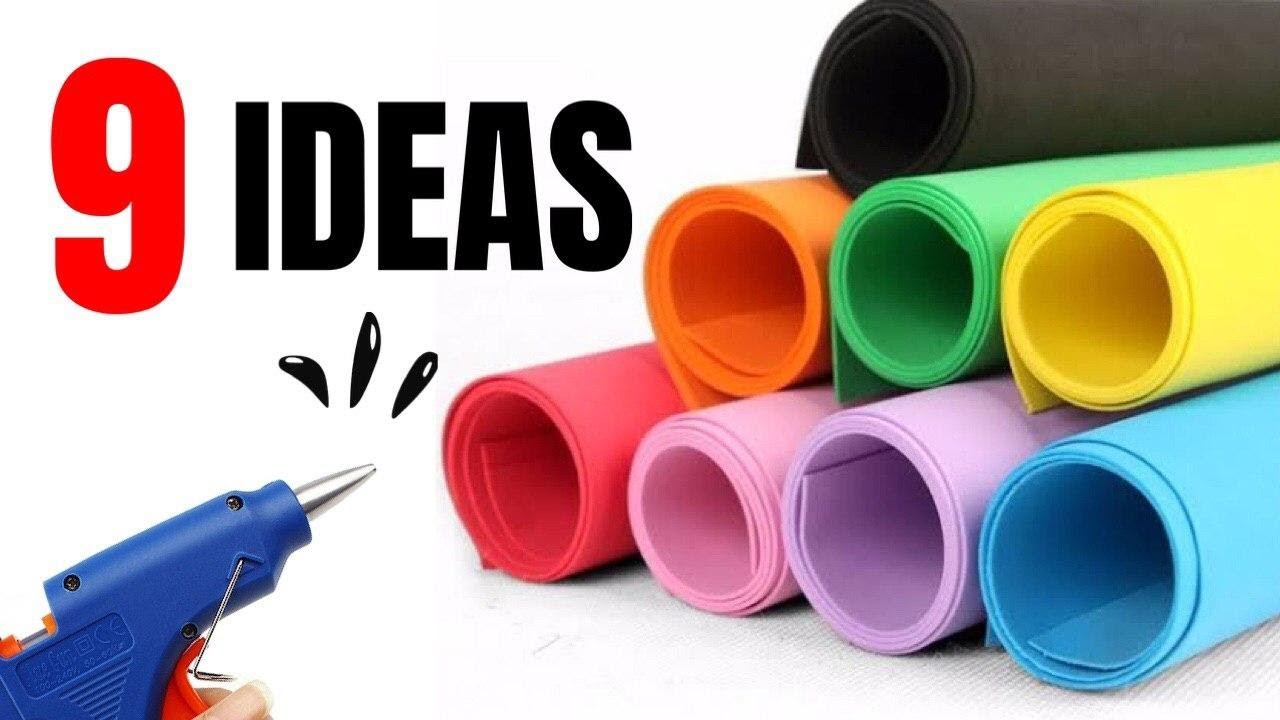 9 AMAZING FOAM SHEET DIY CRAFT IDEAS | AMAZING DIYS WITH FOAM