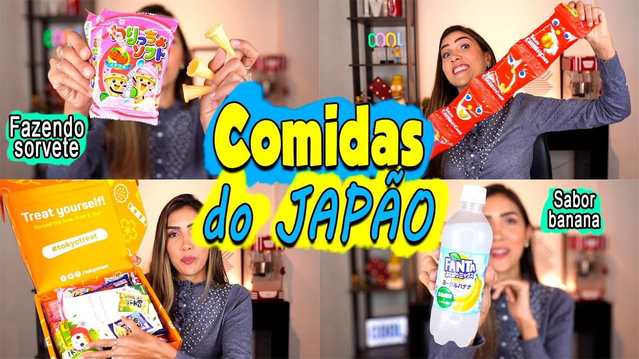 PROVANDO GULOSEIMAS do JAPÃO | KIT KAT EXCLUSIVO, FANTA DE BANANA...