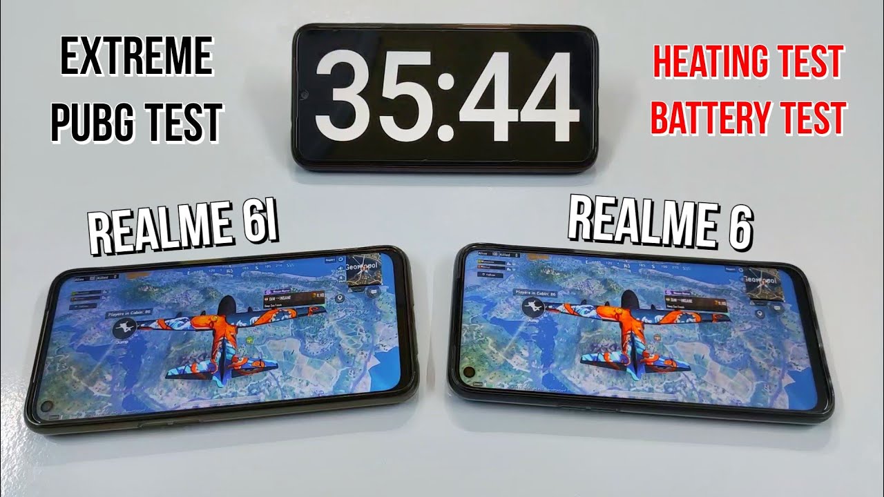 Realme 6 vs Realme 6i Pubg Test, Heating & Battery Test | Shocking!