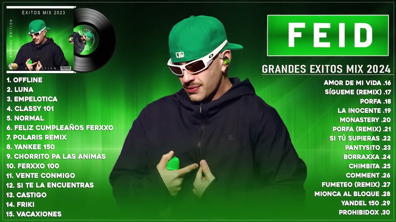 Feid 2024 (LetraLyrics) - Mejores Canciones de Feid - Grandes Éxitos De Feid - Mix Reggaeton 2024#4