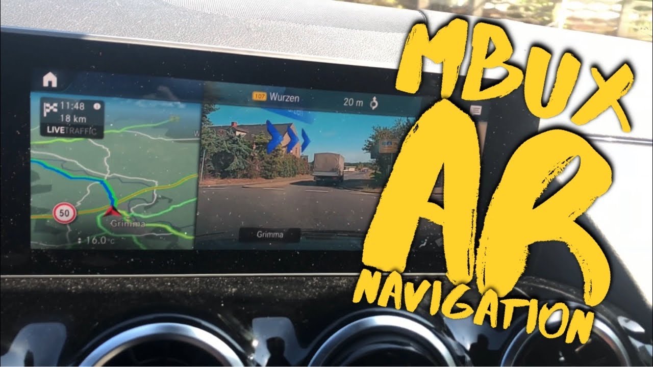 Mercedes MBUX - Augmented Reality AR Navigation