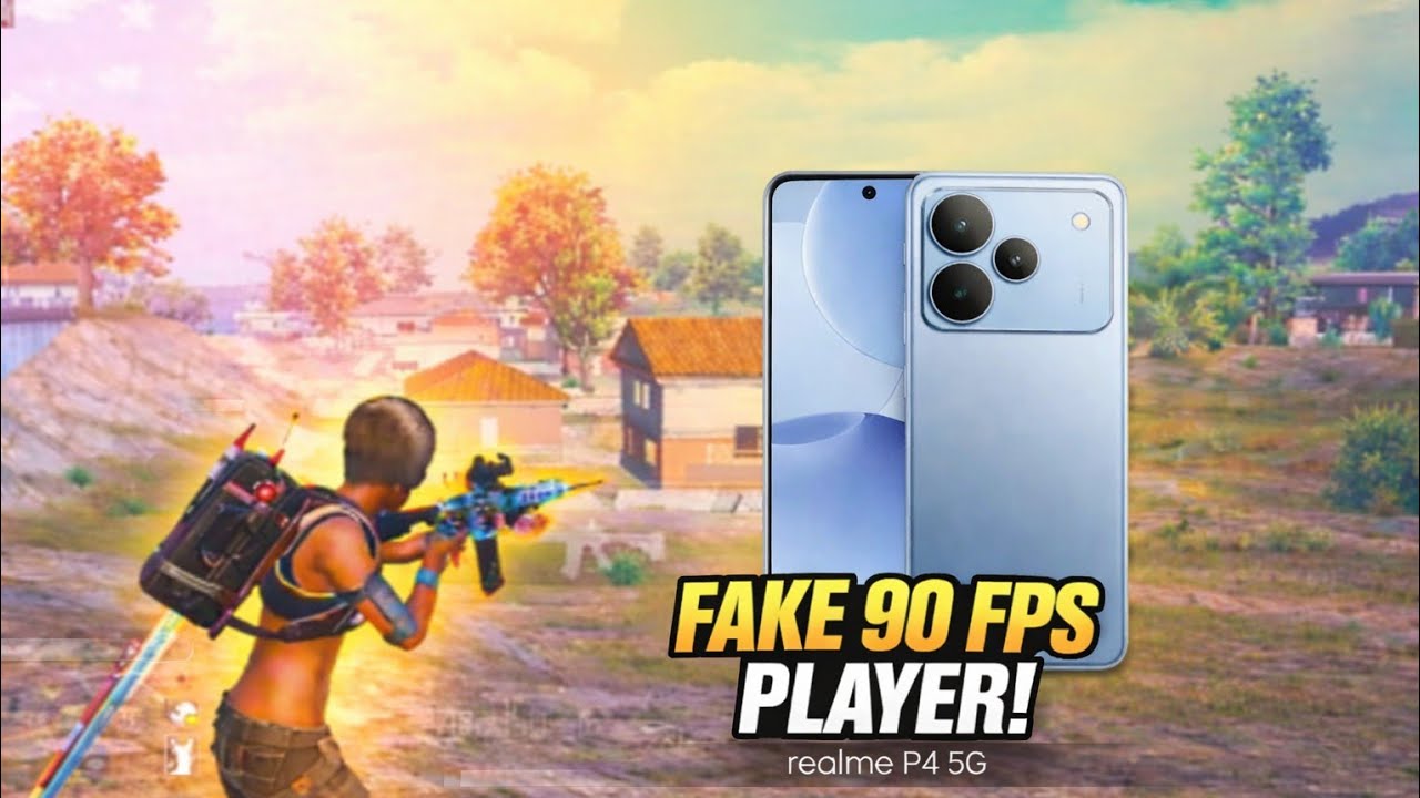 Fake Delusion 90 FPS in realme p4 5g | BGMI GAMEPLAY