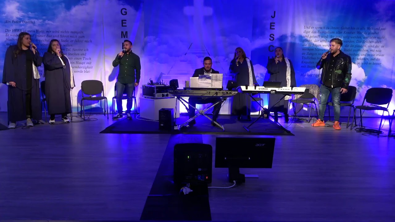 Abendmahl Gottesdienst  Freie Christen Sinti Gemeinde Jeschua Mannheim, zurück zu Jesus Christus
