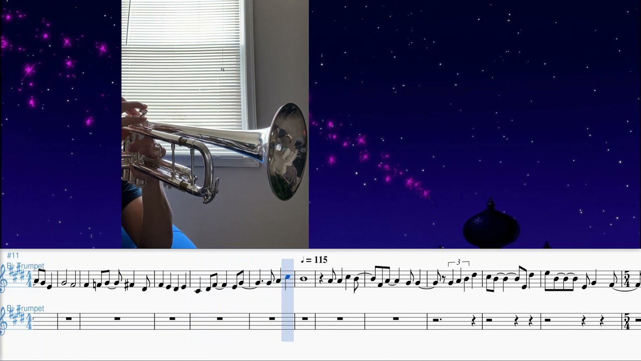 Disney's Aladdin | Whole New World | Trumpet Cover