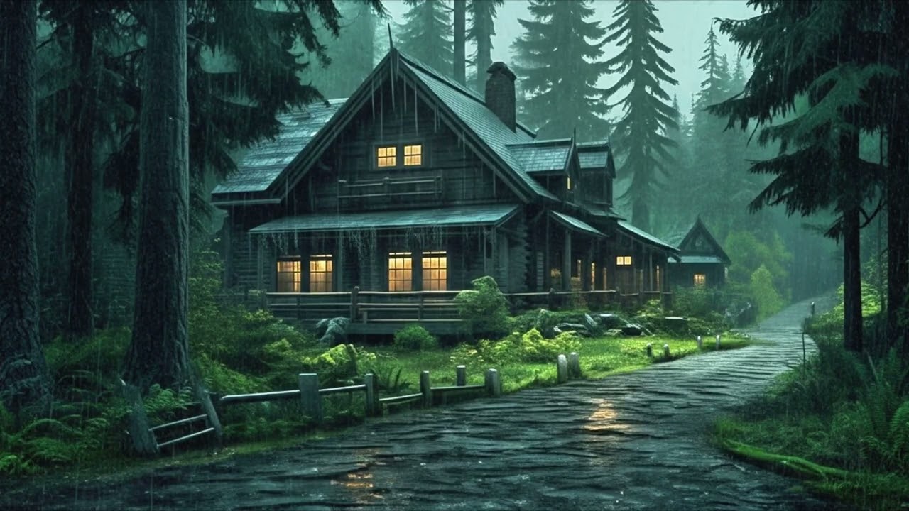 Forest Rainstorm Ambience — Pure Rain for Sleep
