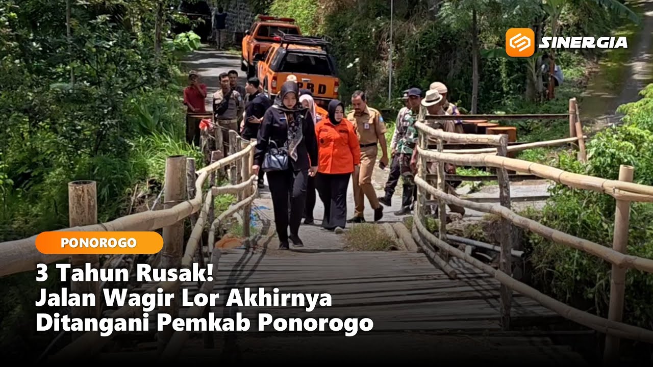 PONOROGO - 3 Tahun Rusak! Jalan Wagir Lor Akhirnya Ditangani Pemerintah