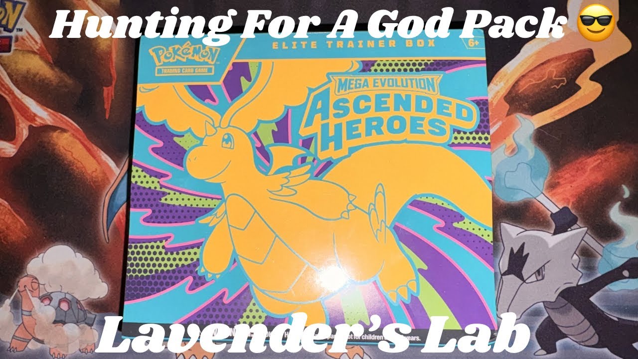 Hunting For A God Pack: Opening the Pokemon Ascended Heroes Elite Trainer Box | Lavender’s Lab |