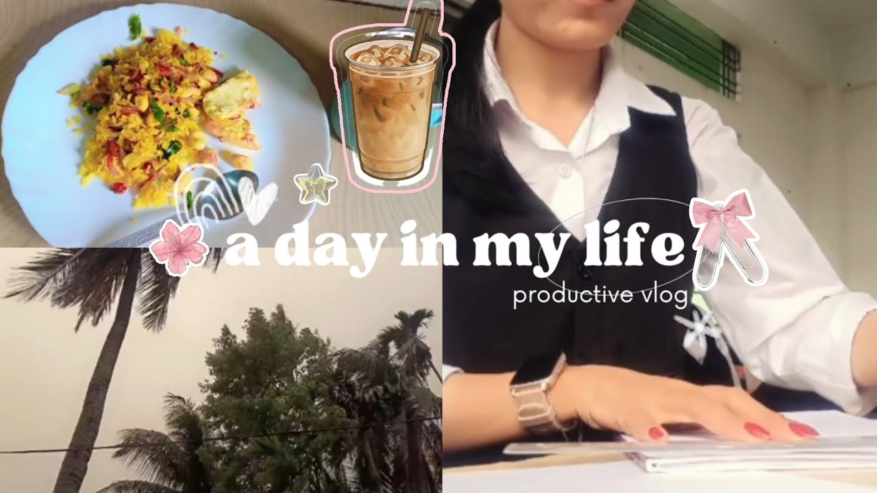 A day in the life of a Biotechnology student🧬| Rainy Day 🌧️ (Productive vlog🪻)