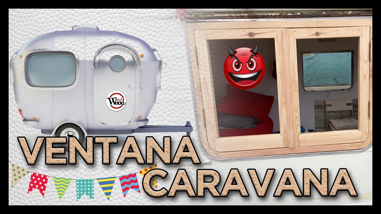 ✅  Fabricamos 🛠1 VENTANA de [CARAVANA] de madera 🌲de pino.😈😈
