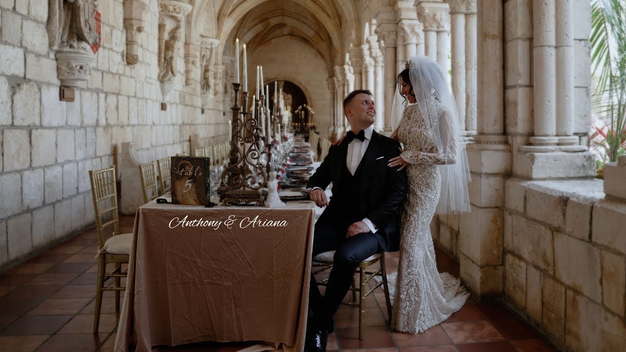 Anthony & Ariana | Cinematic Wedding Film | Ancient Spanish Monastery. Miami | 4K